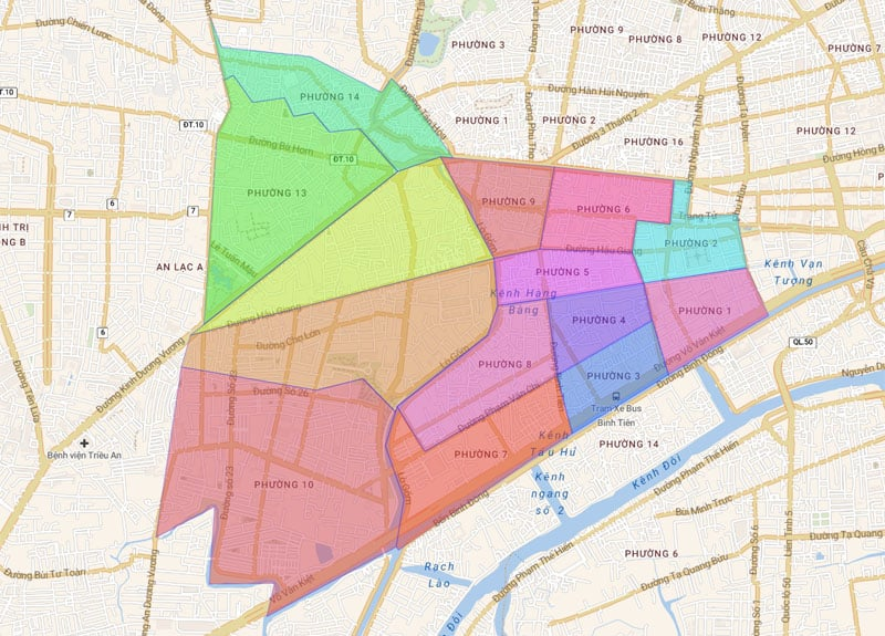 sơ đồ quận tp.hcm - quận 6