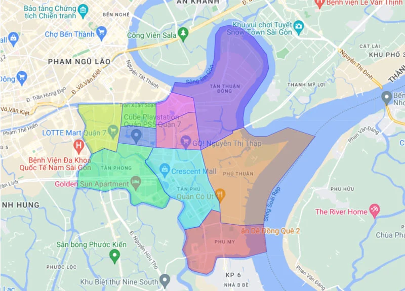 sơ đồ quận tp.hcm - quận 7