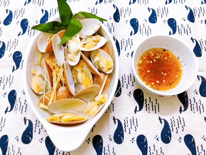 Sò lụa hấp sả (ảnh 4)