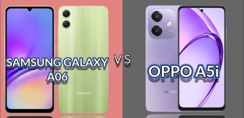 So sánh Oppo A5i và Samsung Galaxy A06 1