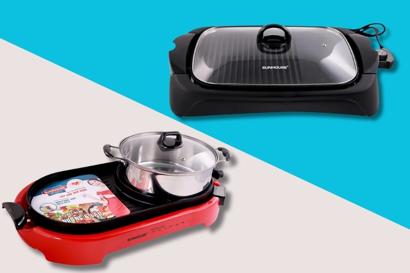 Nên mua bếp nướng điện Sunhouse SHD4602 hay SHD4650?