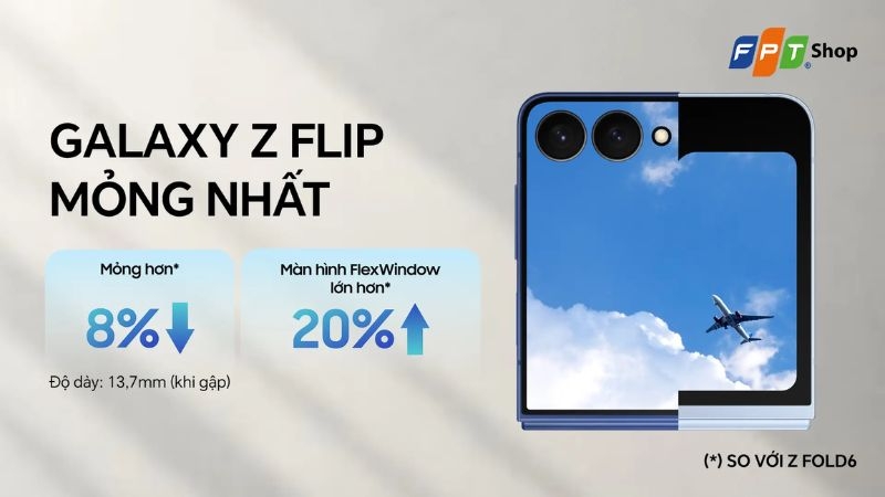 Màn hình Galaxy Z Flip 7