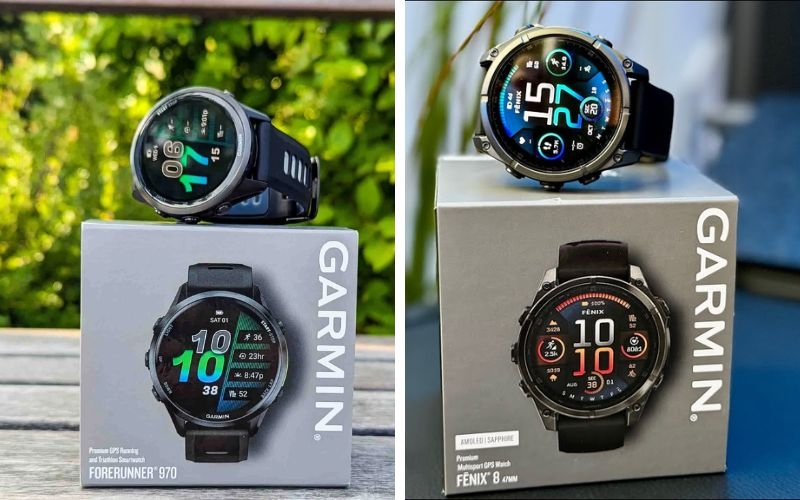 Nên chọn Garmin Forerunner 970 hay Fenix 8