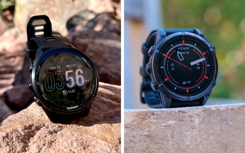 Điểm giống nhau giữa Garmin Forerunner 970 vs Fenix 8