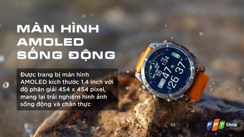 So sánh Garmin Forerunner 970 vs Fenix 8 về màn hình
