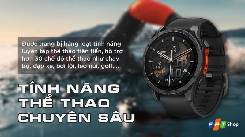 So sánh Garmin Forerunner 970 vs Fenix 8 về tính năng sức khỏe và luyện tập