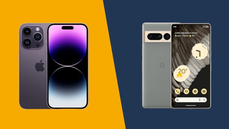 So sánh iPhone 14 Pro Max và Google Pixel 7 Pro về thiết kế