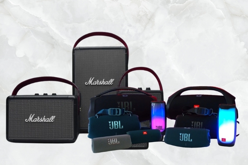 so sánh loa marshall và jbl 4