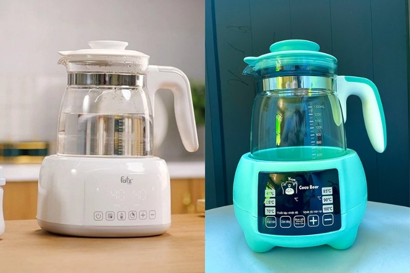 So s&aacute;nh m&aacute;y đun nước Fatz v&agrave; Bear 1