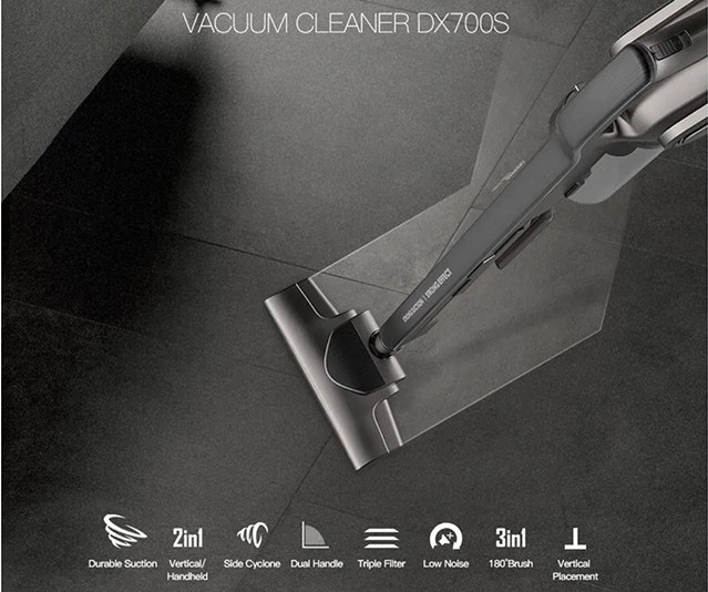 So s&aacute;nh m&aacute;y h&uacute;t bụi Deerma DX700 v&agrave; DX700S 4