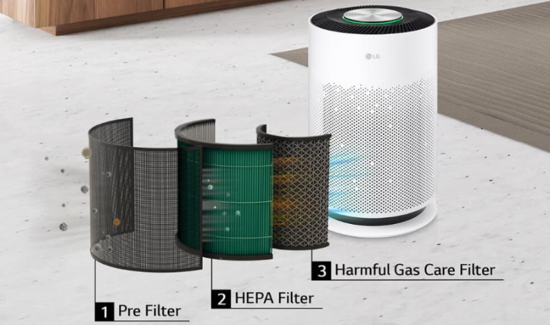 So s&aacute;nh m&aacute;y lọc kh&ocirc;ng kh&iacute; LG v&agrave; Xiaomi - h&igrave;nh 5