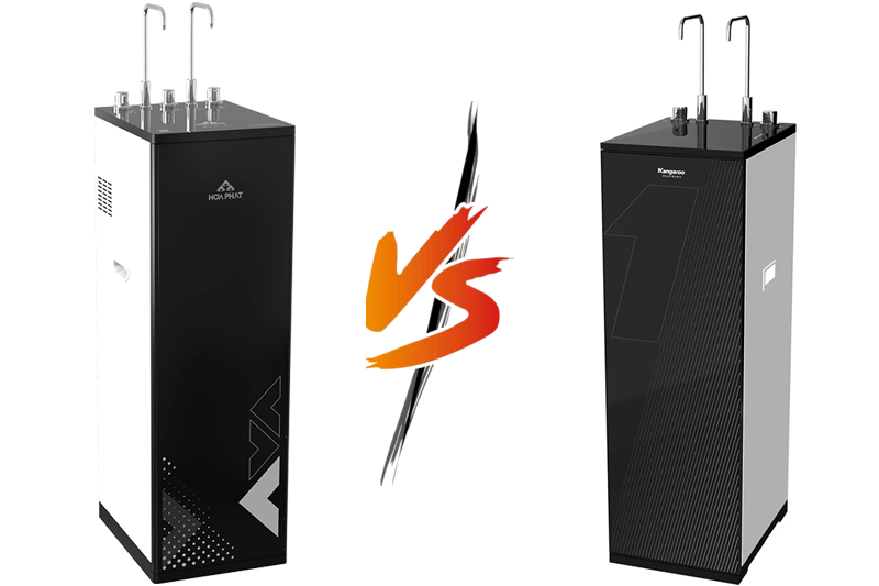 So sánh máy lọc nước Hòa Phát và Kangaroo chi tiết về thiết kế, công nghệ, hiệu suất và tính năng