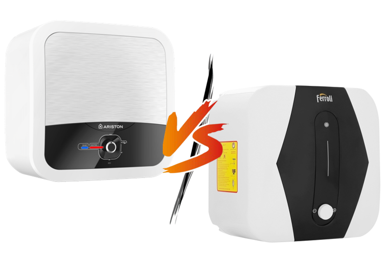 So sánh máy nước nóng gián tiếp Ariston và Ferroli: Đâu là lựa chọn bền và an toàn hơn?