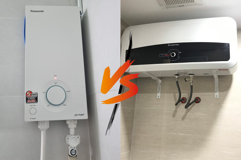 So sánh máy nước nóng Panasonic và Ariston chi tiết: Nên chọn hãng nào?