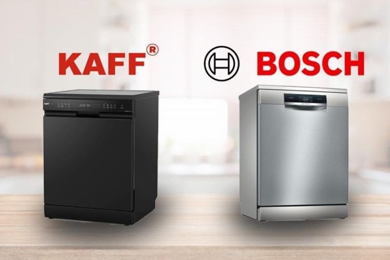 So s&aacute;nh m&aacute;y rửa b&aacute;t Kaff v&agrave; Bosch ảnh 6