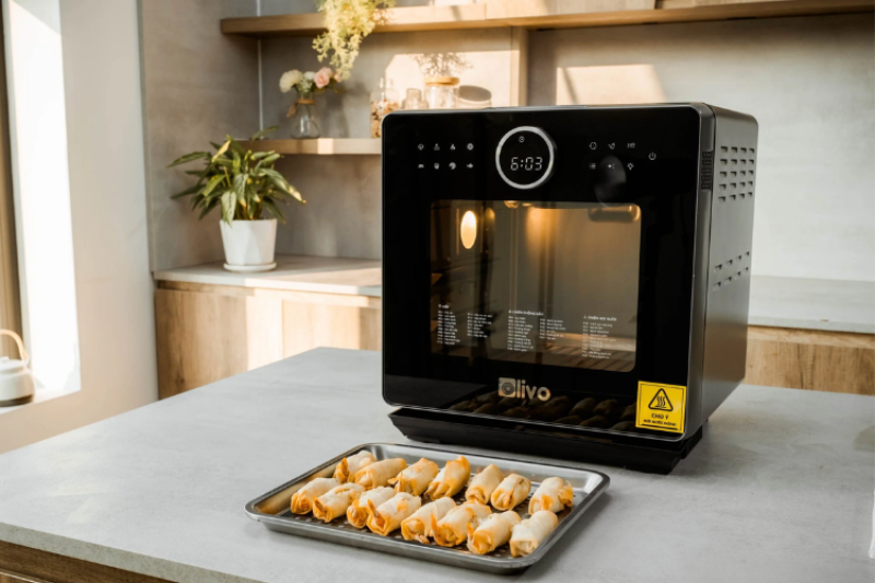 So s&aacute;nh nồi chi&ecirc;n hơi nước Olivo v&agrave; Snapbee - h&igrave;nh 4