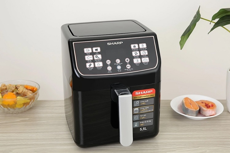 So sánh nồi chiên không dầu Sharp và Toshiba (Hình 5)