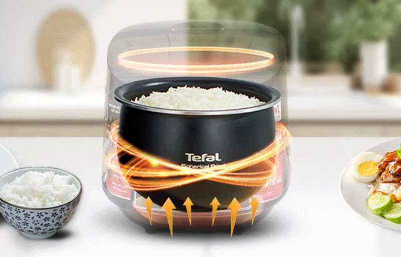 So s&aacute;nh nồi cơm điện Cuckoo v&agrave; Tefal - h&igrave;nh 5
