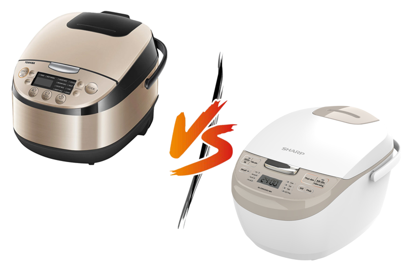 So sánh nồi cơm điện tử Sharp và Toshiba chi tiết, khách quan theo từng tiêu chí