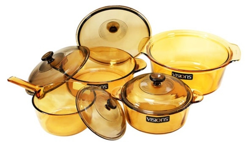 so s&aacute;nh nồi thủy tinh vision v&agrave; luminarc 1
