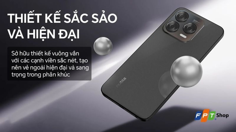 Thiết kế điện thoại Nubia V70 Design