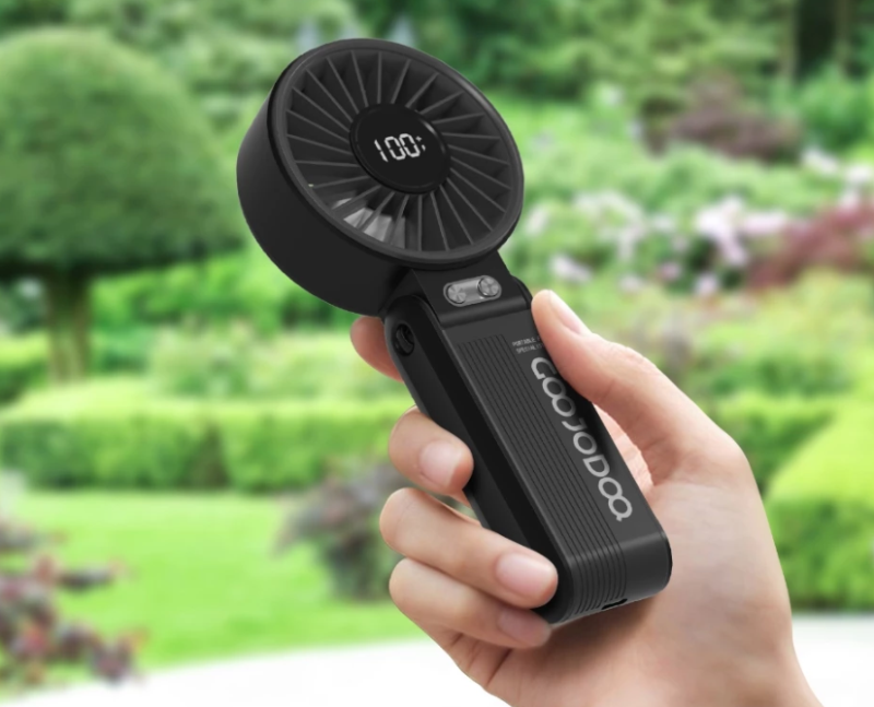 So s&aacute;nh quạt cầm tay Jisulife v&agrave; Goojodoq - h&igrave;nh 4