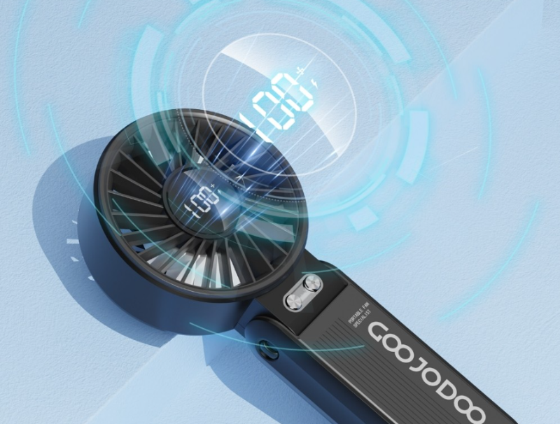 So s&aacute;nh quạt cầm tay Jisulife v&agrave; Goojodoq - h&igrave;nh 5