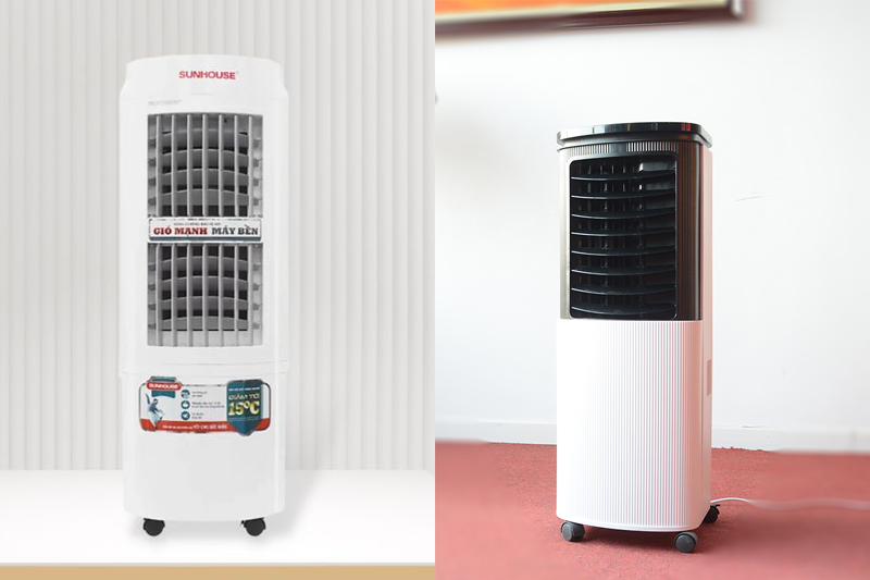So sánh quạt điều hòa Sunhouse và Kangaroo chi tiết theo hiệu suất, độ ồn và điện năng
