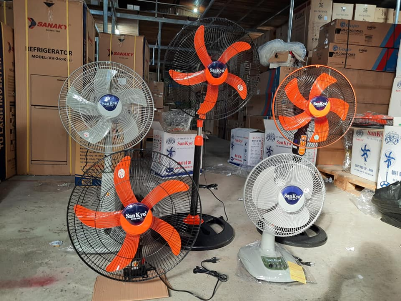 So s&aacute;nh quạt Senko v&agrave; SanKyo - H&Igrave;NH 10