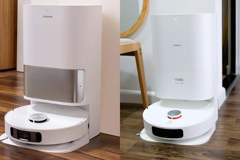 So sánh robot hút bụi Dreame và Xiaomi về lực hút, tính năng và công nghệ