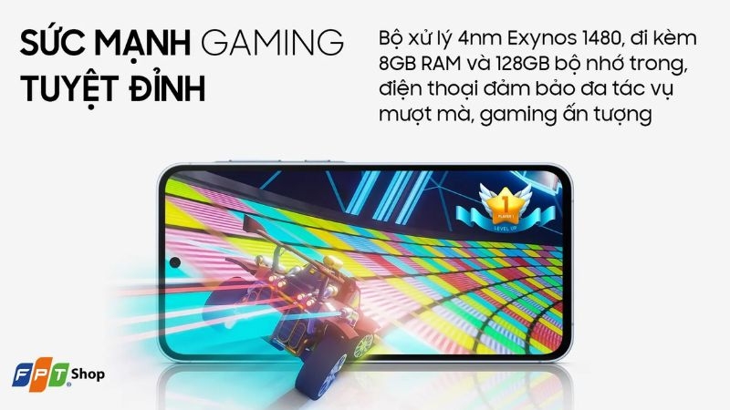 Hiệu năng điện thoại Samsung A55