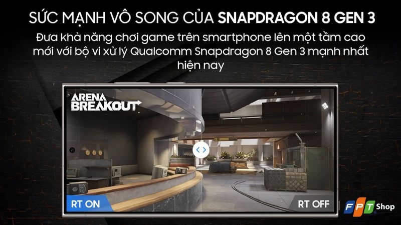 Galaxy S24 Ultra được trang bị Snapdragon 8 Gen 3