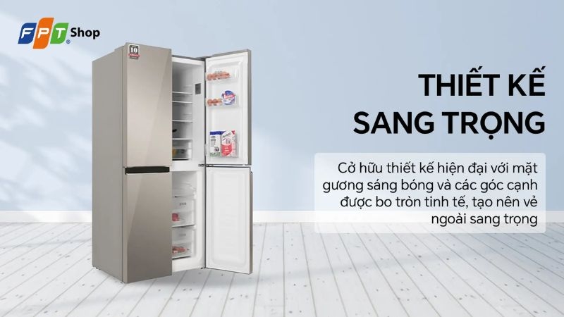 Thiết kế tủ lạnh Sharp
