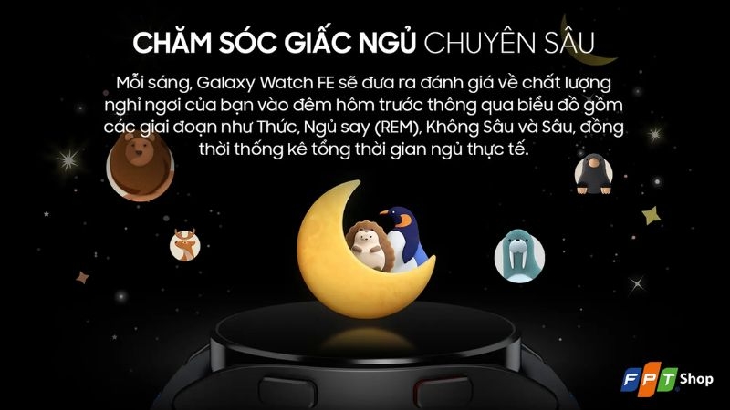 Tính năng sức khỏe của Samsung Watch FE