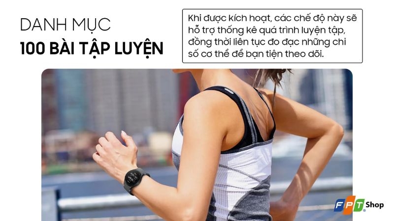 Chế độ luyện tập của Samsung Watch FE