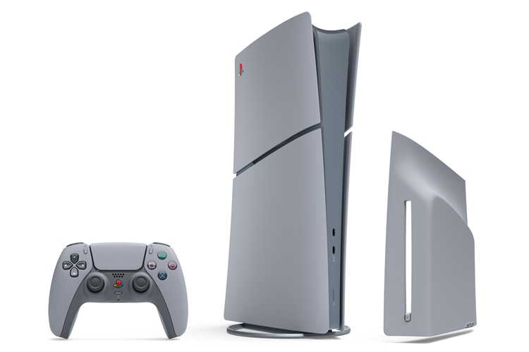 Sony ra mắt PlayStation 5 phiên bản kỷ niệm 30 năm, mang các nét đặc trưng và màu sắc gợi nhắc đến PlayStation đời đầu - hình 1Sony ra mắt PlayStation 5 phiên bản kỷ niệm 30 năm, mang các nét đặc trưng và màu sắc gợi nhắc đến PlayStation đời đầu - hình 5