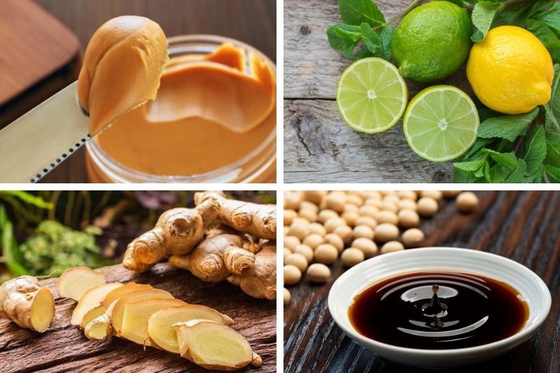 Sốt bơ đậu phộng chanh gừng ảnh 1