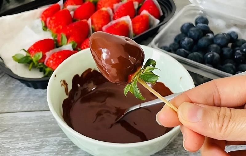 Sốt chocolate ảnh 6
