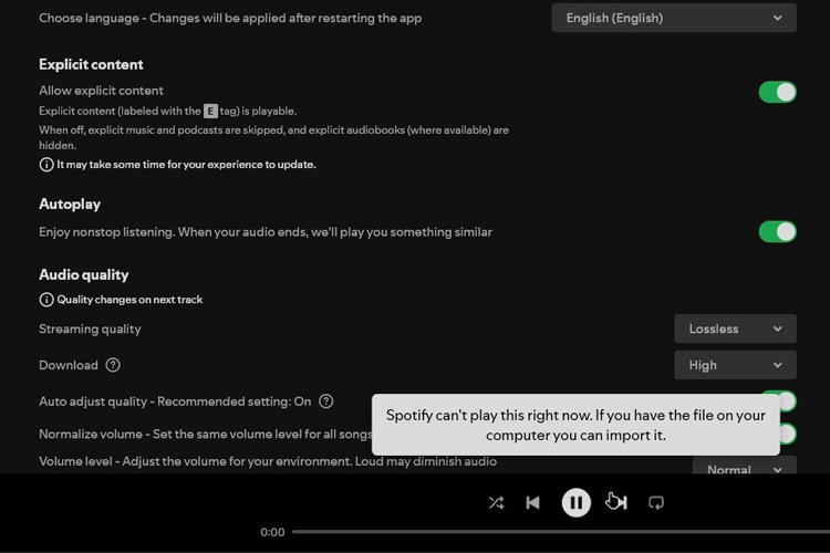 Spotify HiFi đã đến rất gần, Lossless chính thức xuất hiện trong giao diện và mã nguồn