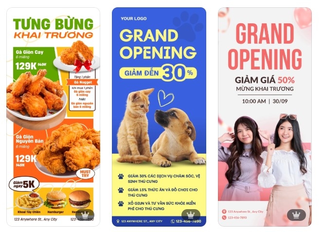 standee khai trương ảnh 29