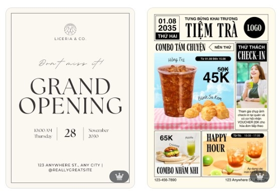 standee khai trương ảnh 31