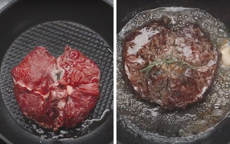 steak trái tim sốt nấm 3