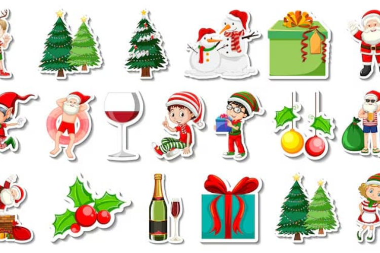 sticker noel 8