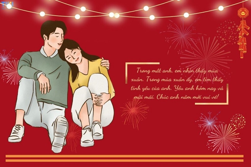 STT chúc Tết người yêu 2025 ảnh 5