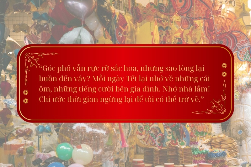 Những stt Tết nhớ nhà nhẹ nhàng, xúc động