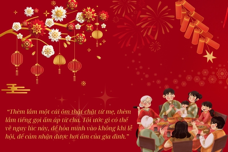 Những stt Tết nhớ nhà nhẹ nhàng, xúc động