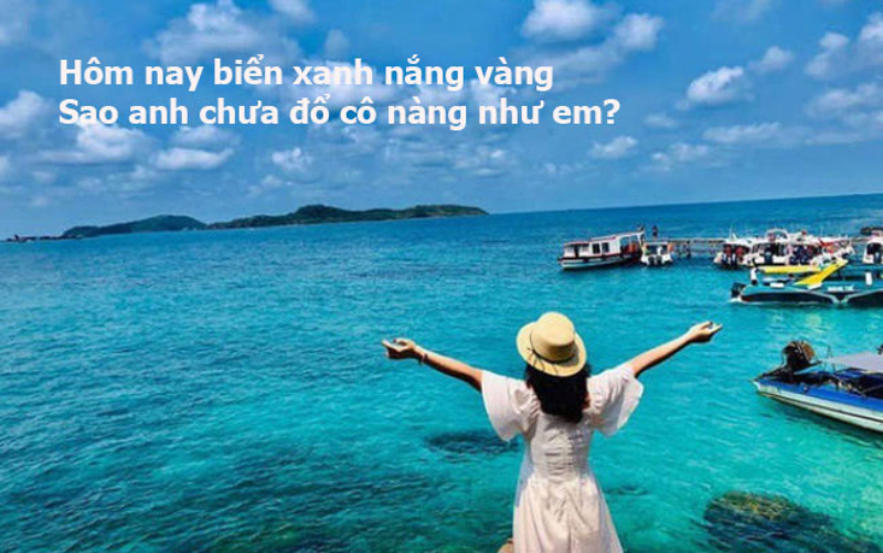 STT thả thính khi đi du lịch - hình 1