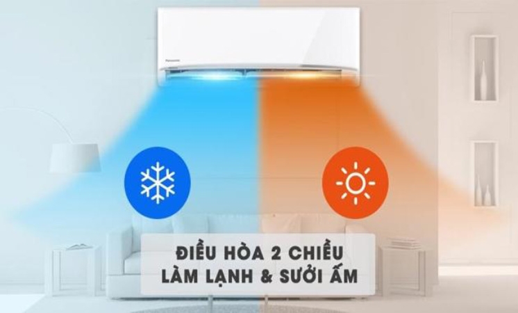 Sử dụng điều h&ograve;a 2 chiều tiết kiệm điện - h&igrave;nh 1