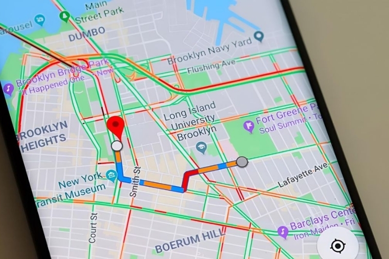 sử dụng Google Maps để kiểm tra kẹt xe 4