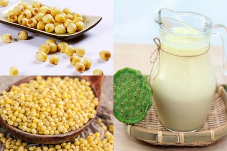 sữa hạt kê hạt sen 1